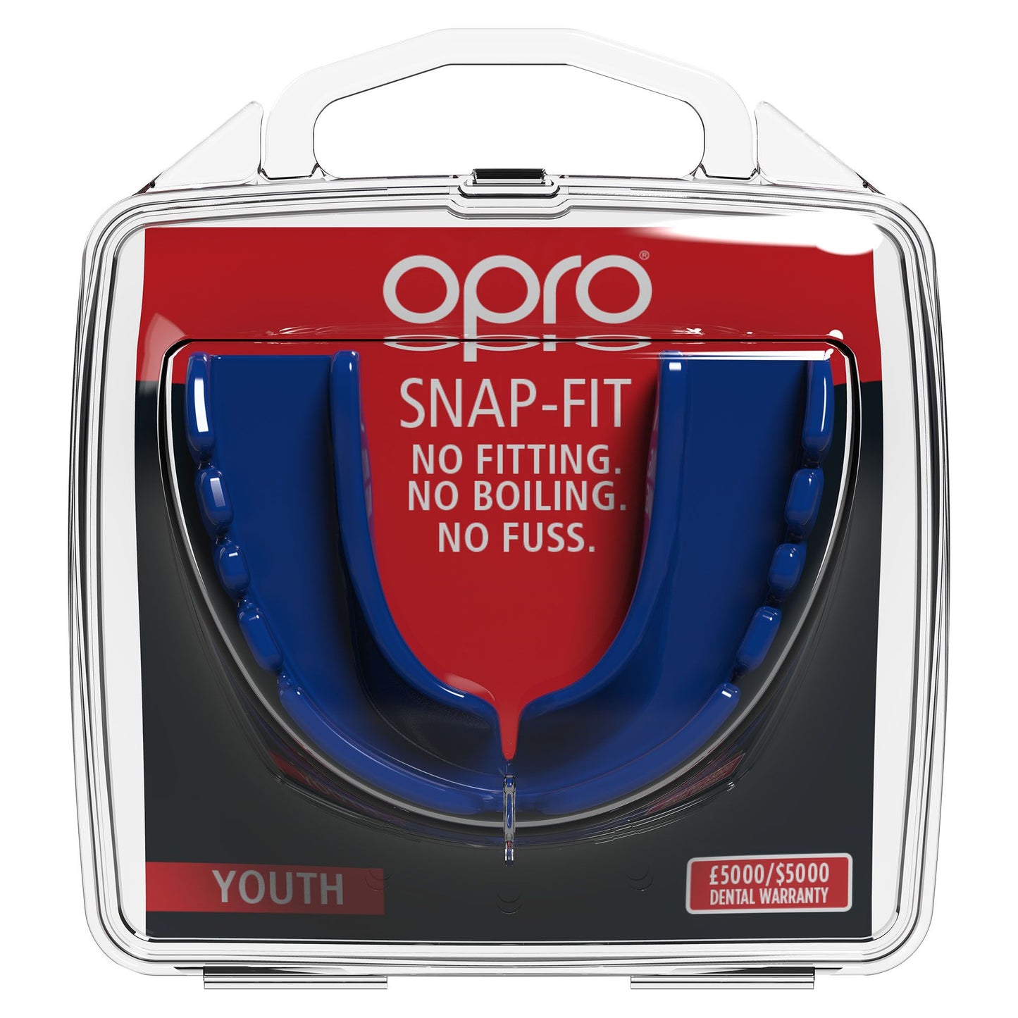 Opro - Snap-Fit Braces Mouthguard Blau