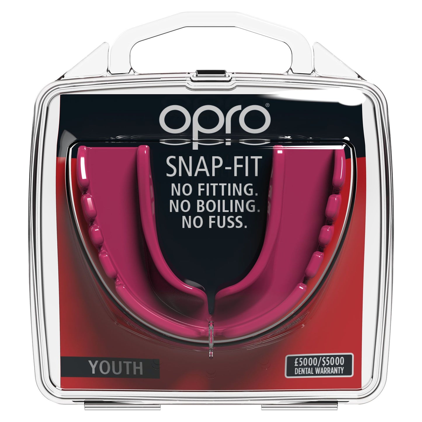 Opro - Snap-Fit Braces Mouthguard Pink
