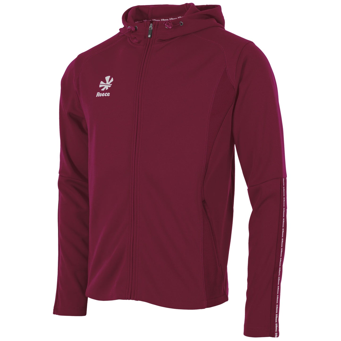 Reece - Shift Hooded Full Zip Top Weinrot