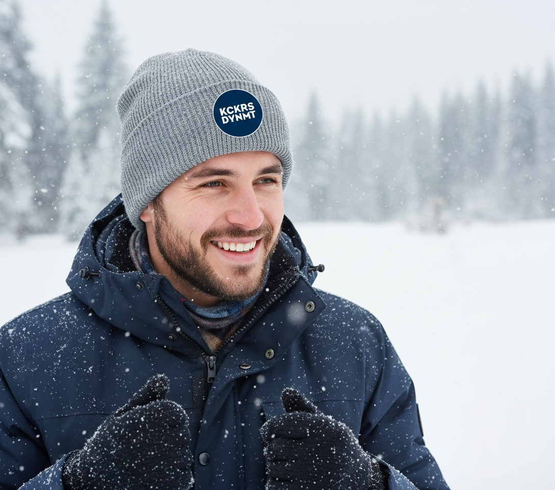 Dynamite - Wintermütze 2025 Gestickt Grau