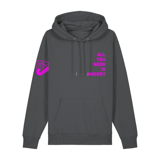 ETSV - All You Need is Hockey  - Anthracite/ Pink