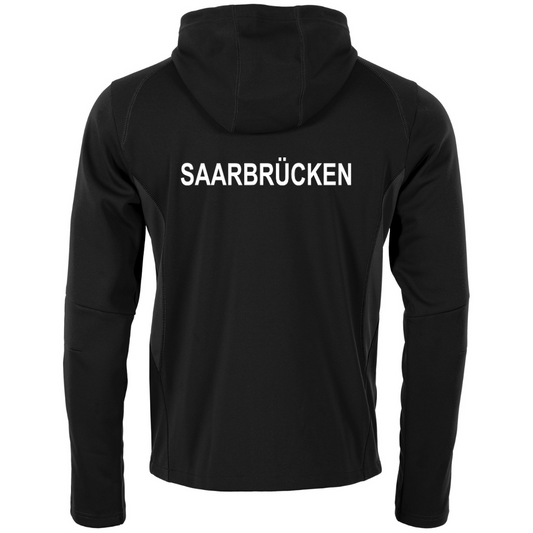 Saar - Shift Hooded Full Zip Top Schwarz