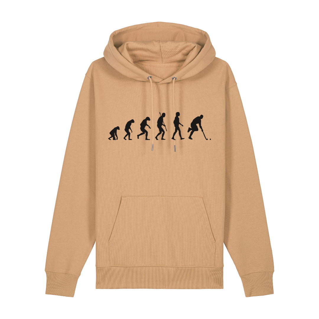 OurEvolution Hoodie Latte mit Schwarzer Schrift
