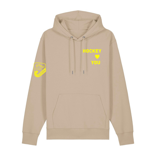 ETSV - Hockey Loves You - Desert Dust/ Neon Gelb