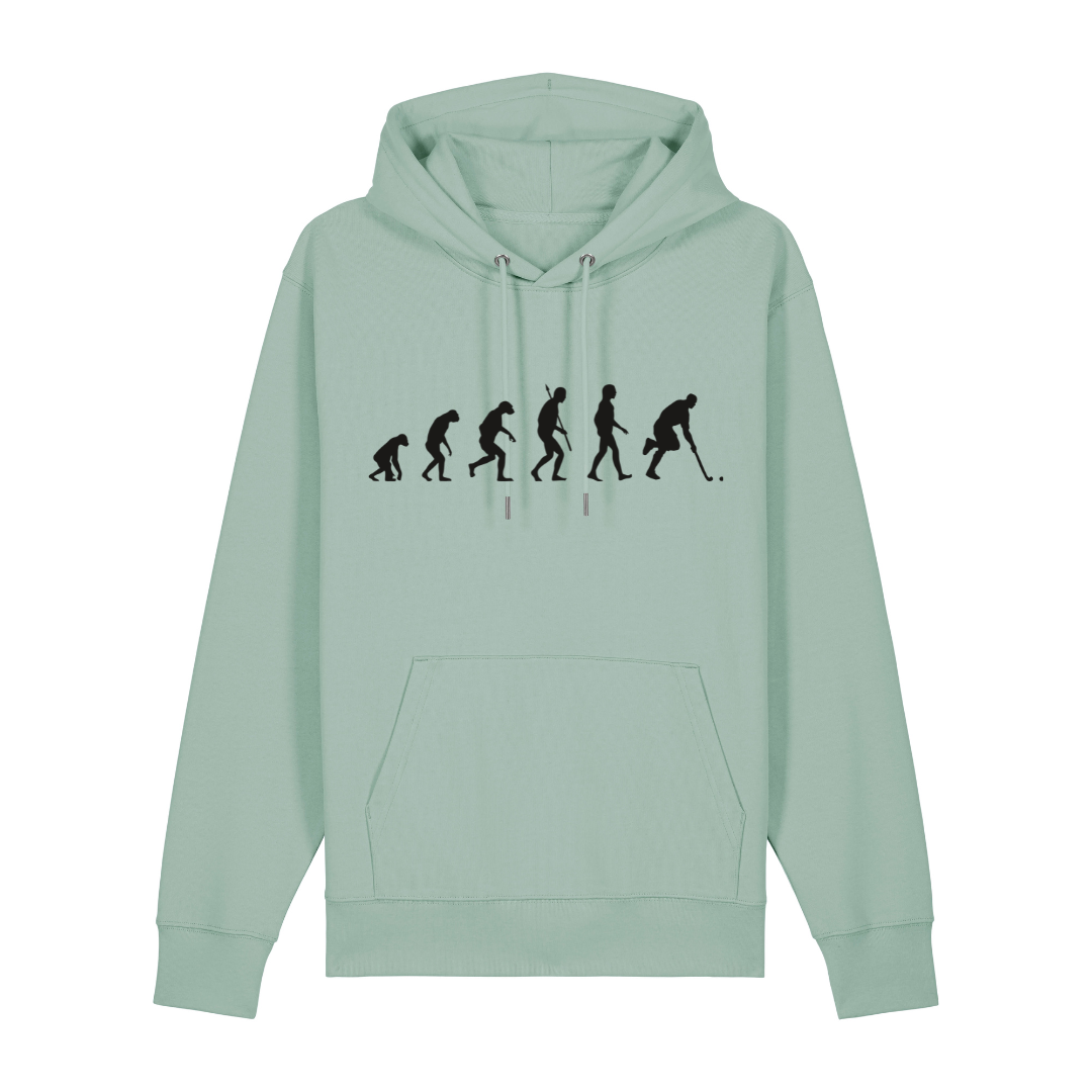 OurEvolution Hoodie Aloe mit Schwarzer Schrift