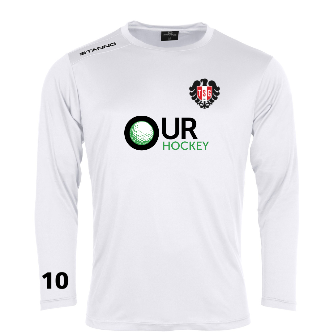 Lautern - Trainingsshirt Lang Field Unisex Weiß