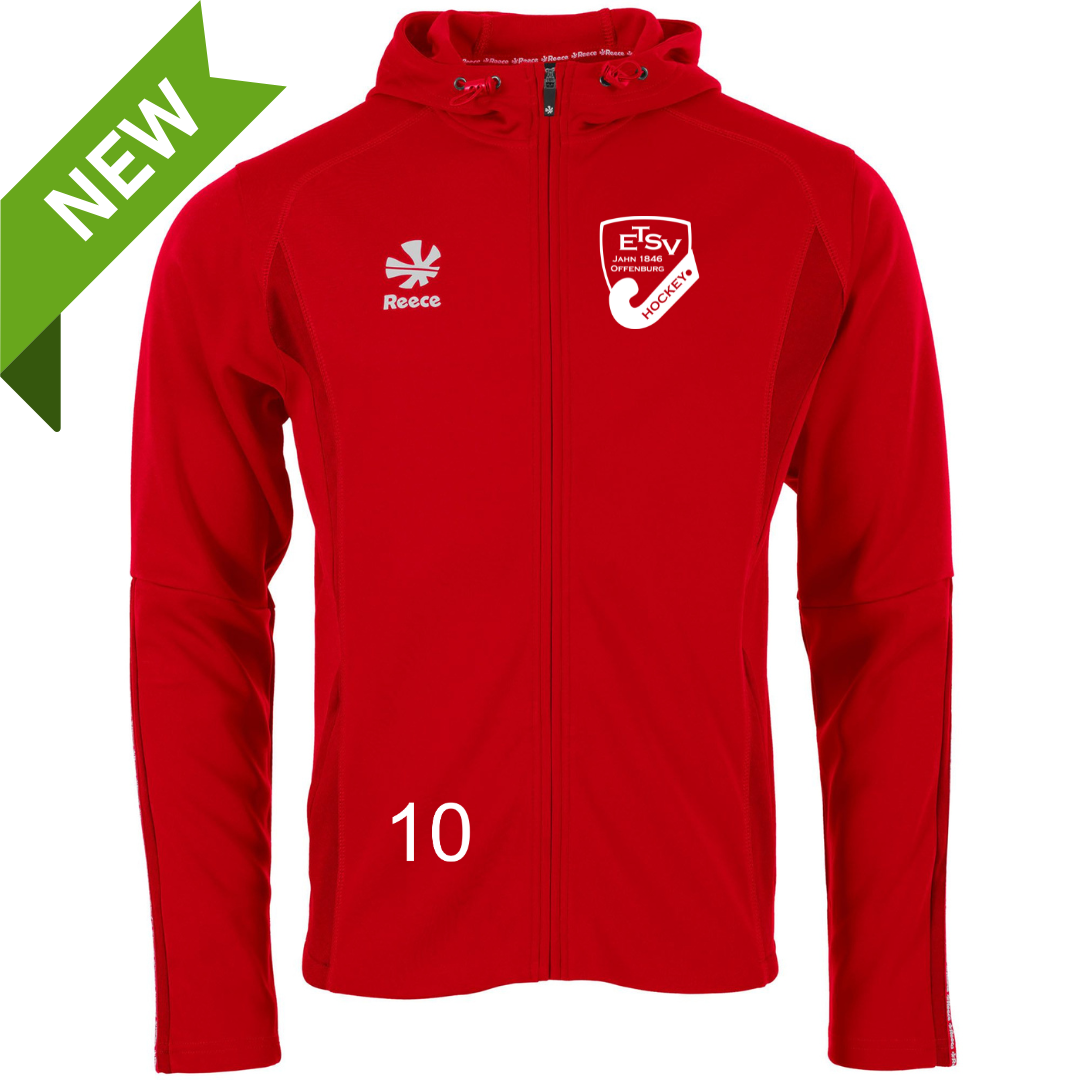 ETSV -Shift Hooded Full Zip Top Unisex Rot