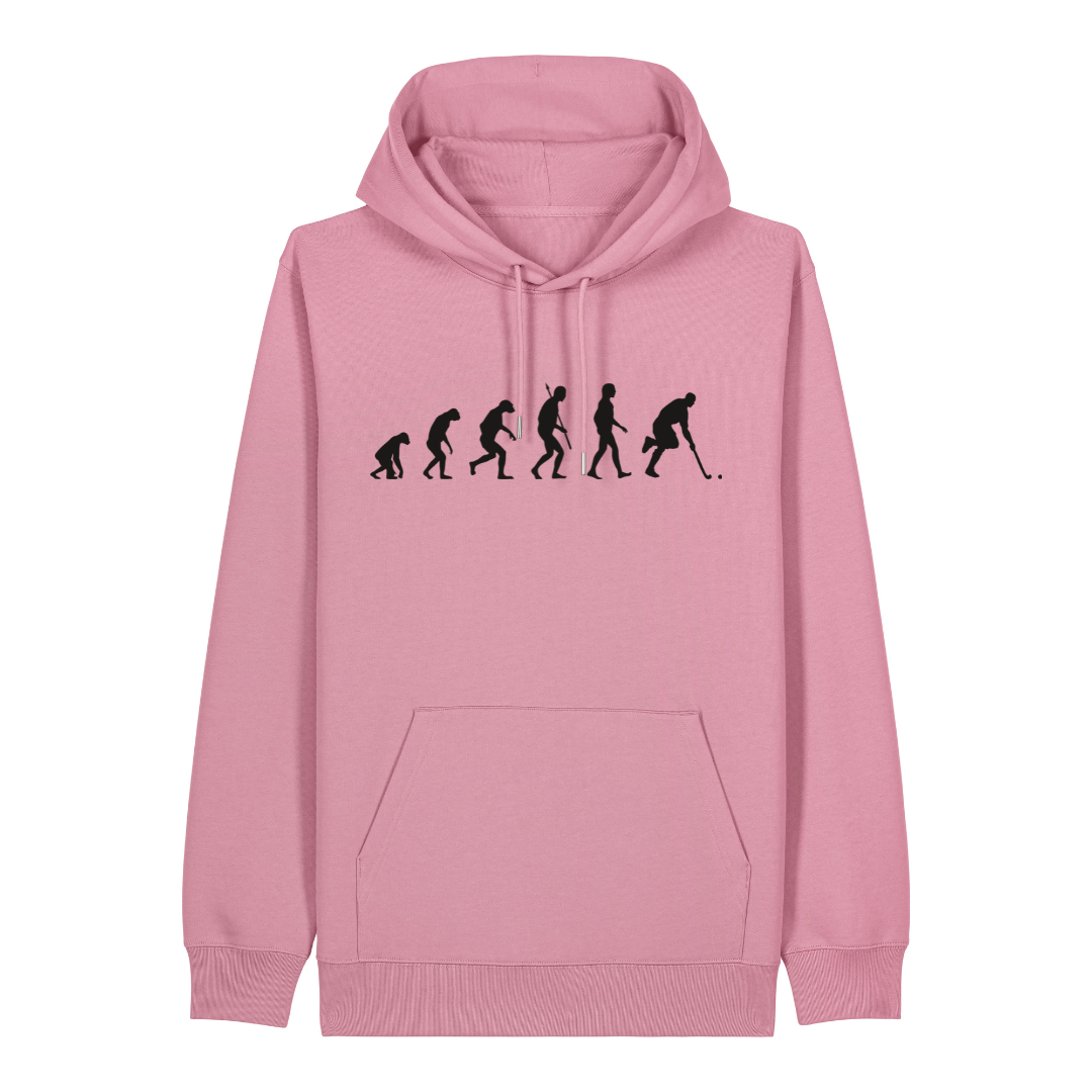 OurEvolution Hoodie Lilac Dream mit Schwarzer Schrift