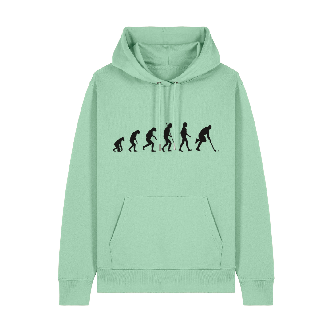 OurEvolution Hoodie Misty Jade mit Schwarzer Schrift