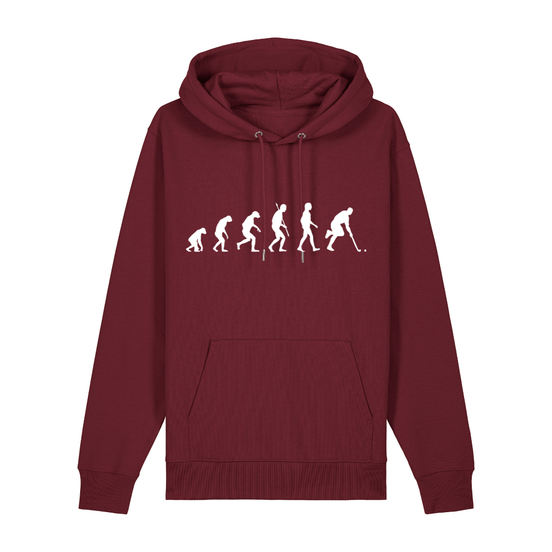 OurEvolution Hoodie Burgundy mit Weißer Schrift (Kopie)