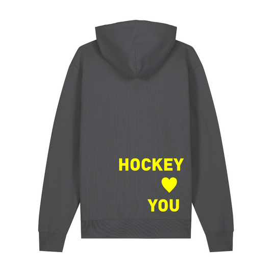 ETSV - Hockey Loves You - Anthracite/ Neon Gelb