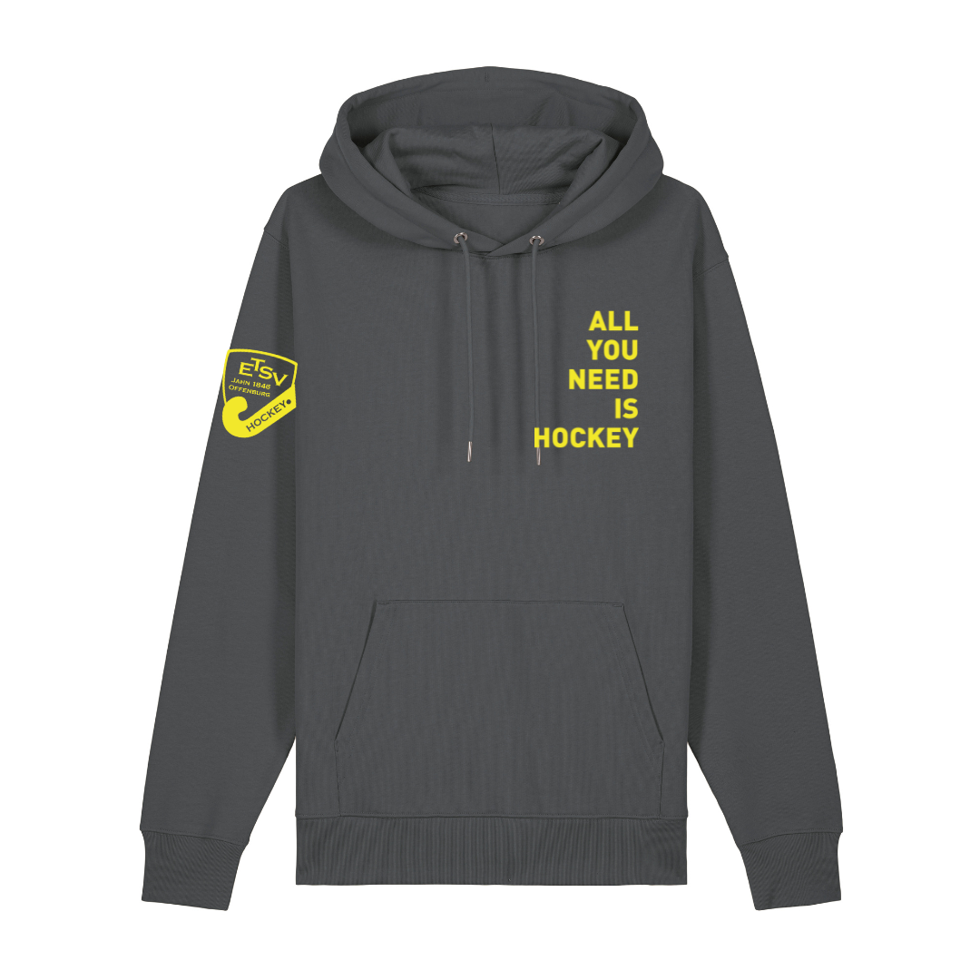 ETSV - All You Need is Hockey  - Anthracite/ Neon Gelb