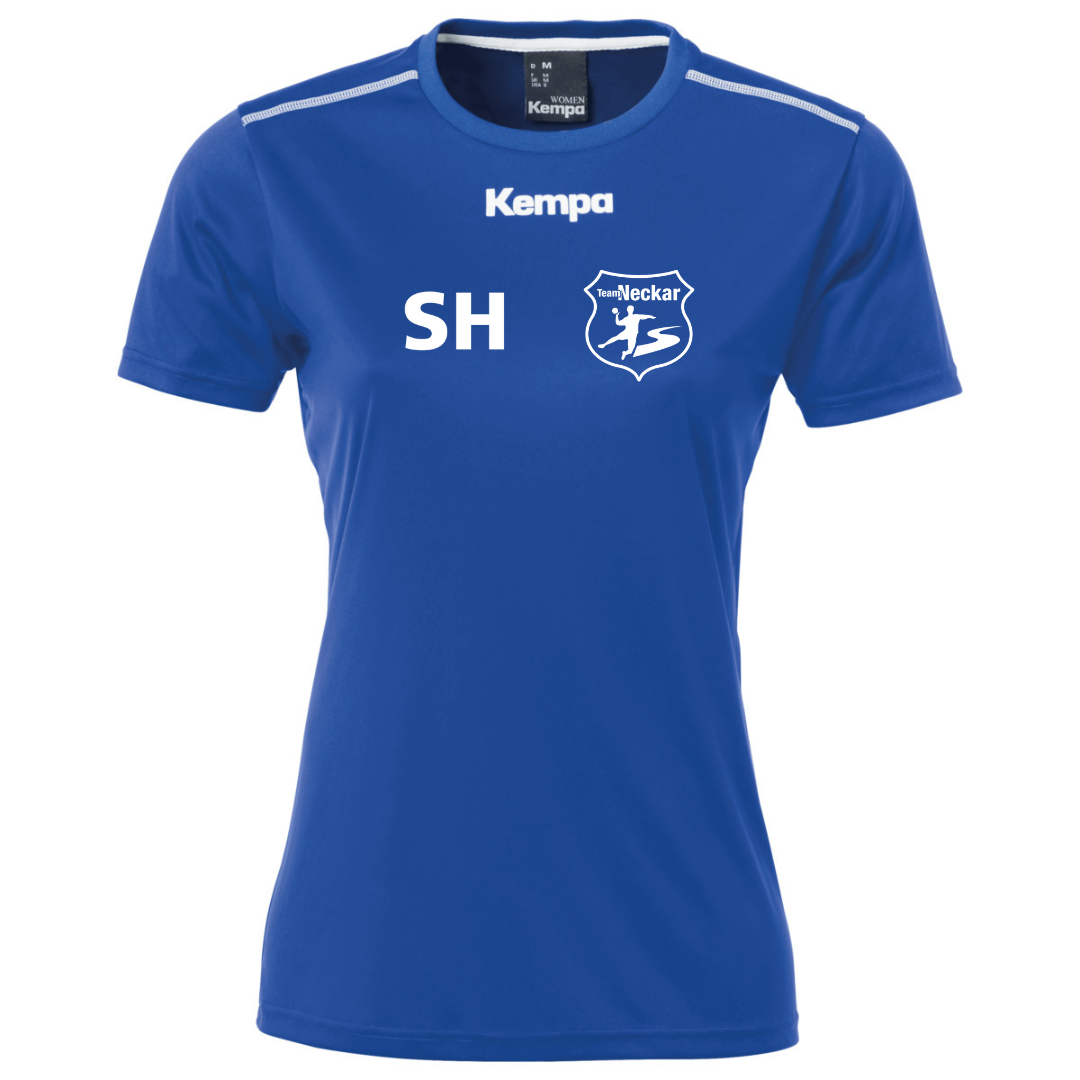 Teamneckar - Aufwärmshirt POLY SHIRT WOMEN Blau