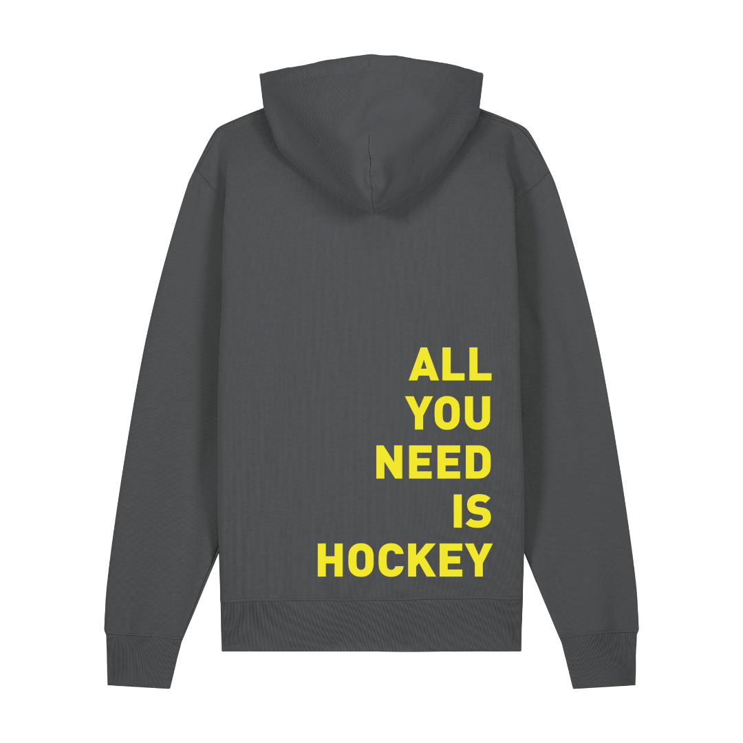 ETSV - All You Need is Hockey  - Anthracite/ Neon Gelb
