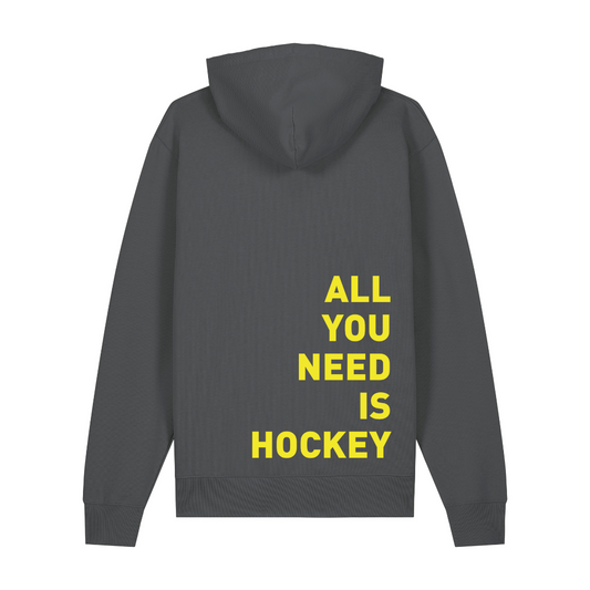 ETSV - All You Need is Hockey  - Anthracite/ Neon Gelb