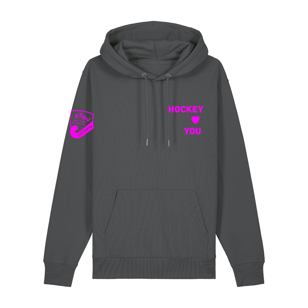 ETSV - Hockey Loves You - Anthracite/ Pink