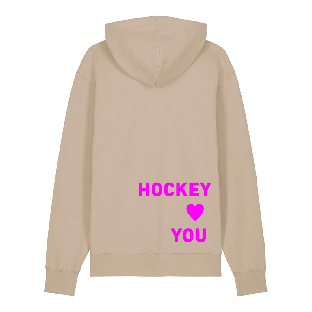 ETSV - Hockey Loves You - Desert Dust/ Pink