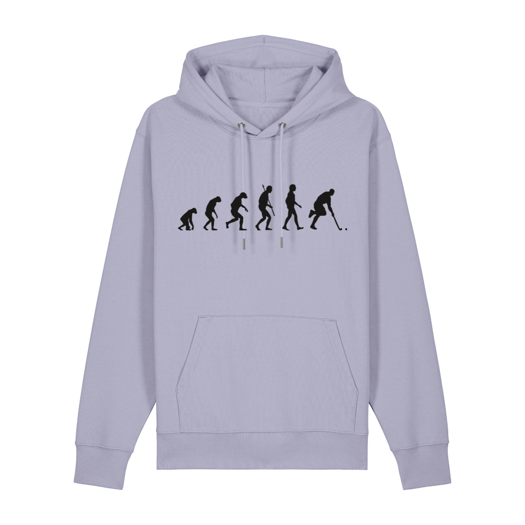 OurEvolution Hoodie Lavender mit Schwarzer Schrift