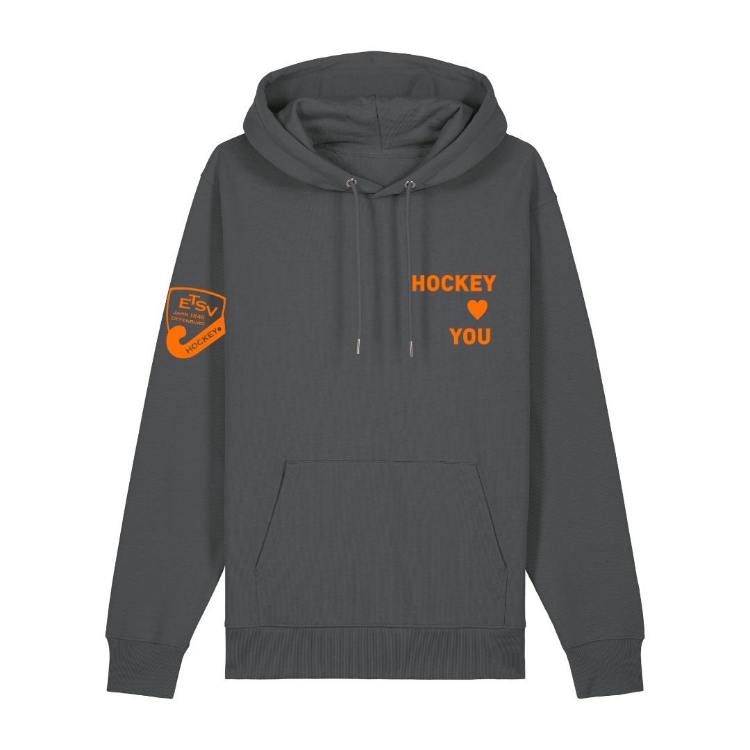 ETSV - Hockey Loves You - Anthracite/ Orange