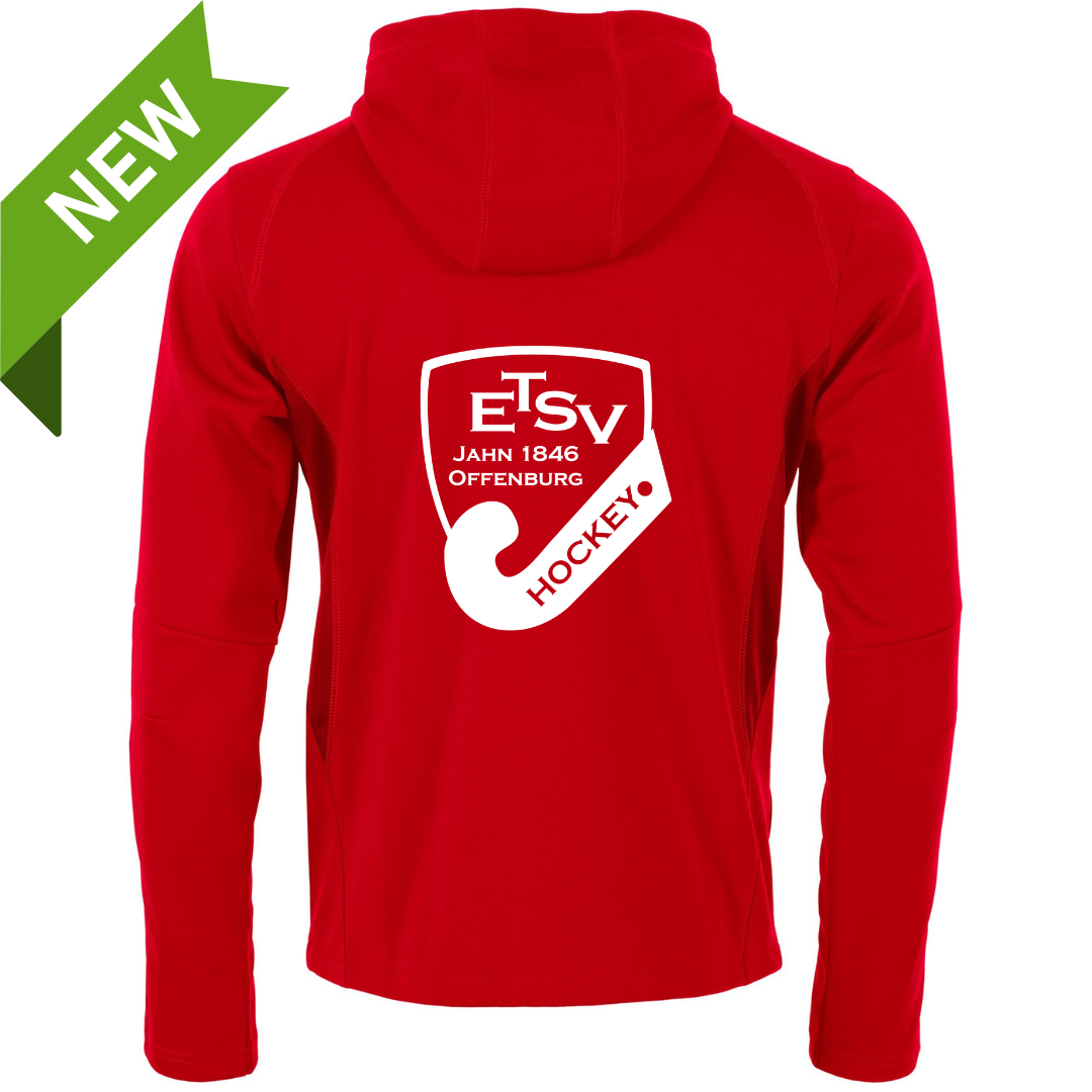ETSV -Shift Hooded Full Zip Top Unisex Rot