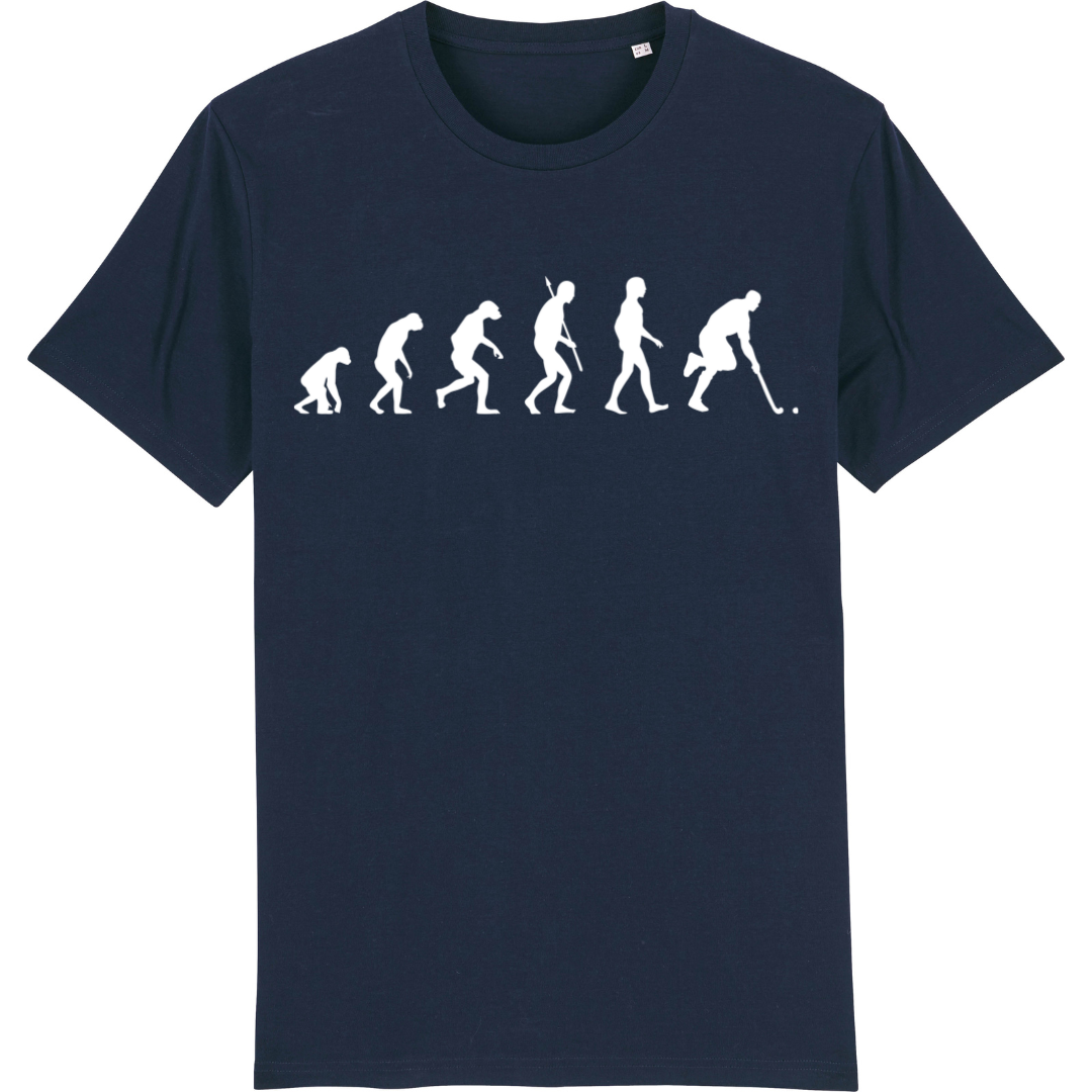 OurEvolution Shirt  Marine mit weißer Schrift