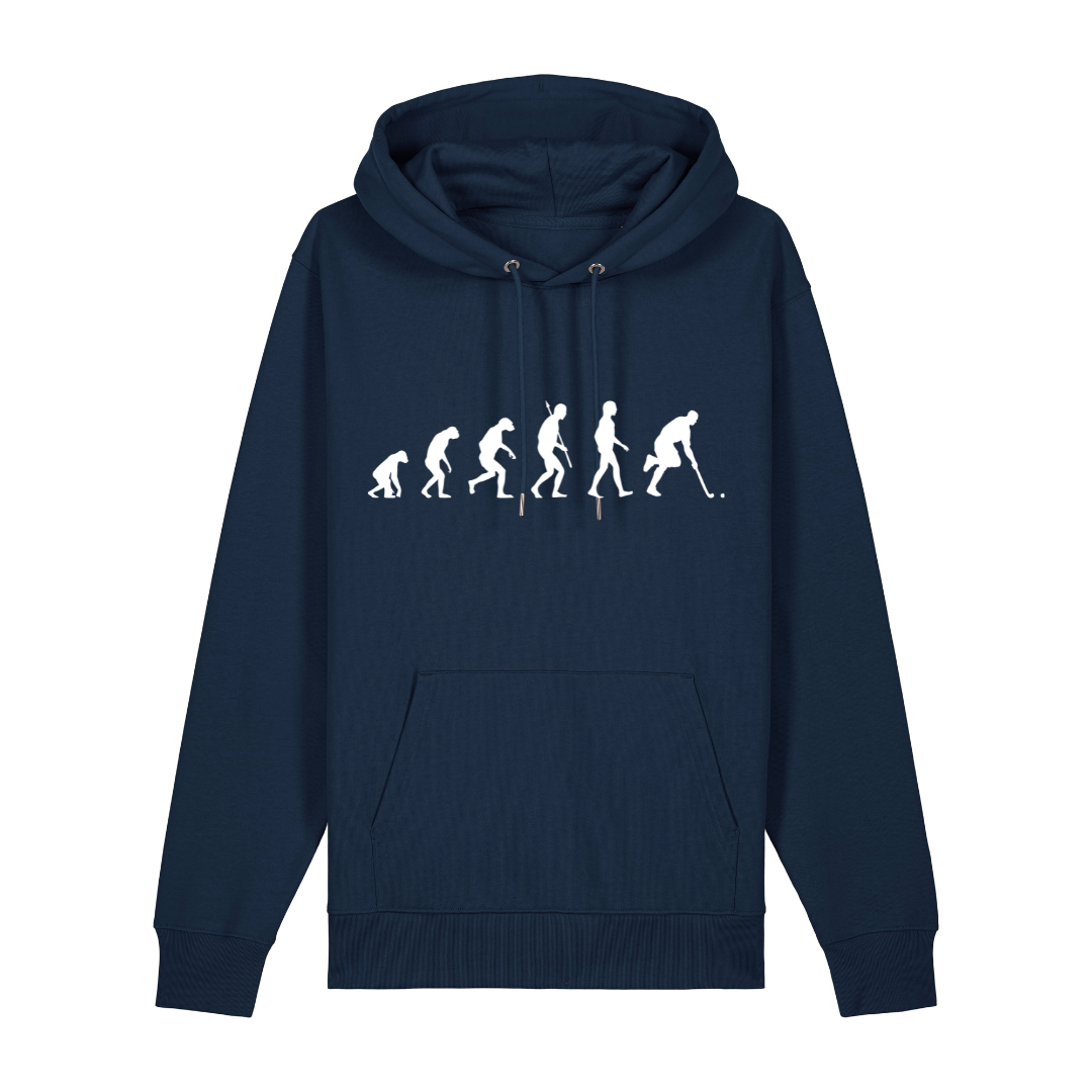 OurEvolution Hoodie Marine mit Weißer Schrift