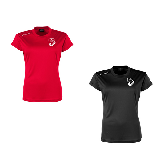 ETSV - Trainingsshirt Field Damen Schwarz&Rot