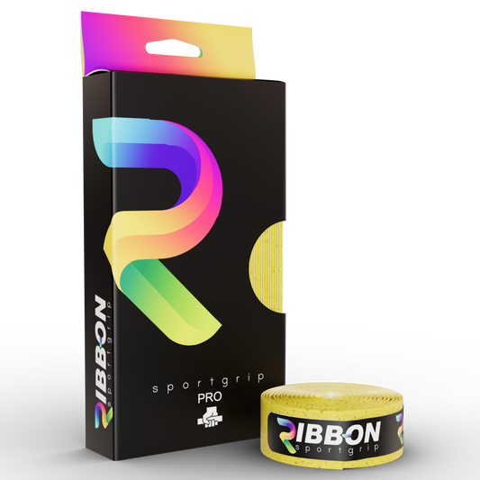 Ribbon CORK Grip Yellow