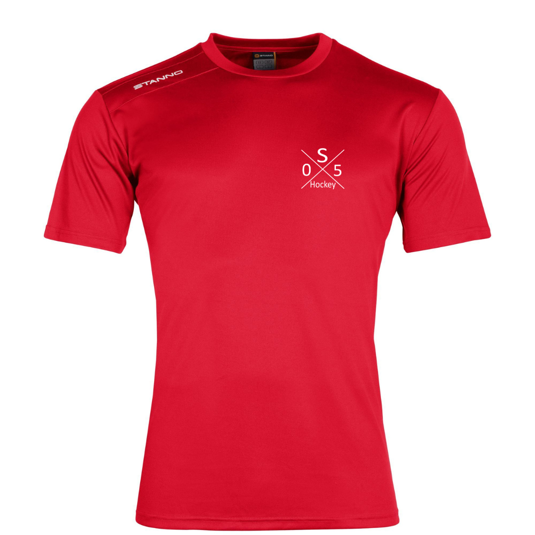 Saar - Trainingsshirt Field Unisex Rot