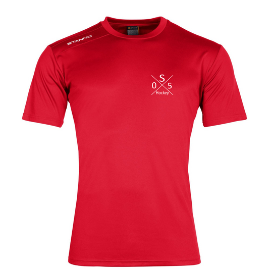 Saar - Trainingsshirt Field Unisex Rot