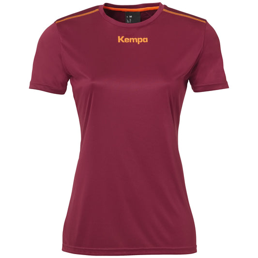 Kempa - POLY SHIRT WOMEN Weinrot