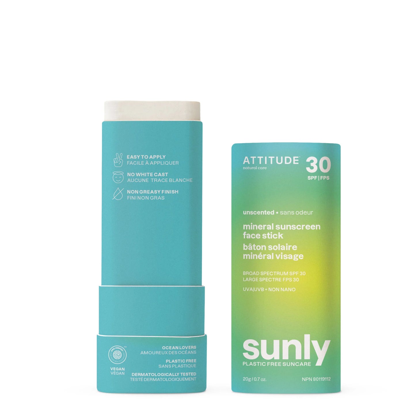 Mineral sunscreen face stick SPF 30