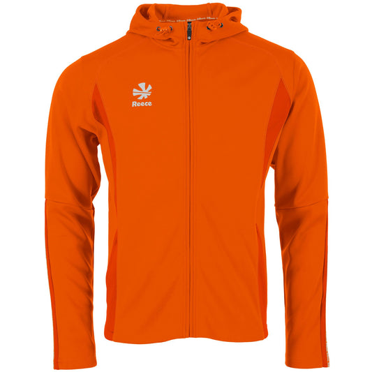 Reece - Shift Hooded Full Zip Top Orange