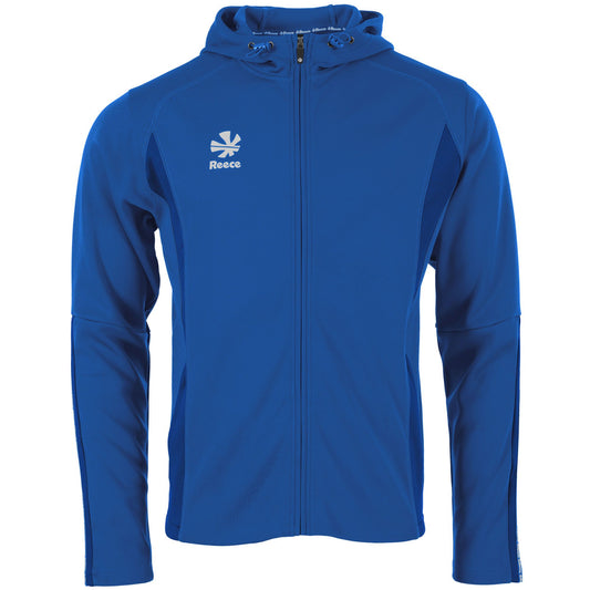 Reece - Shift Hooded Full Zip Top Royal Blau