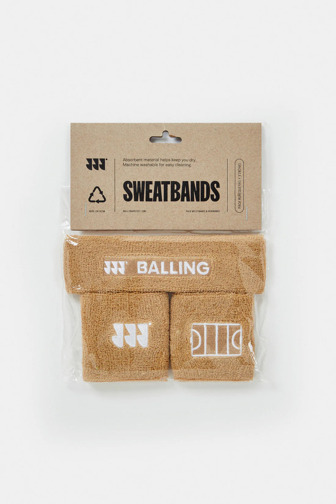 Balling - Schweißband-Set Braun