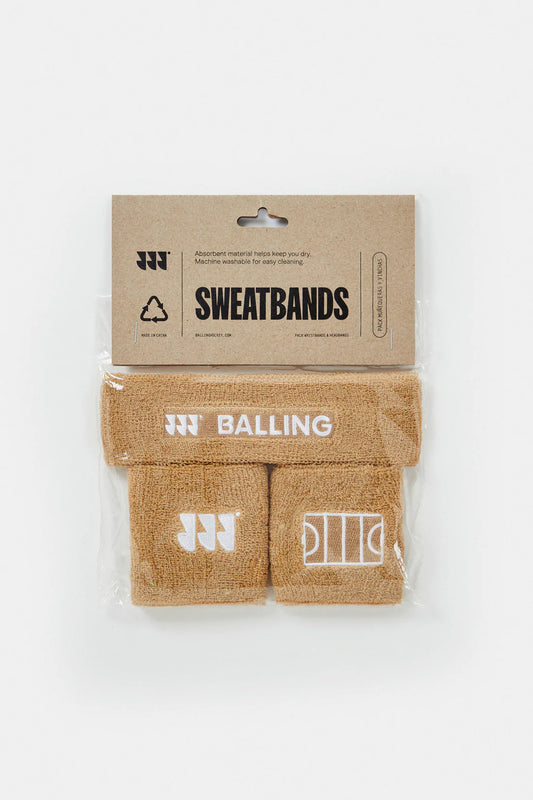Balling - Schweißband-Set Braun