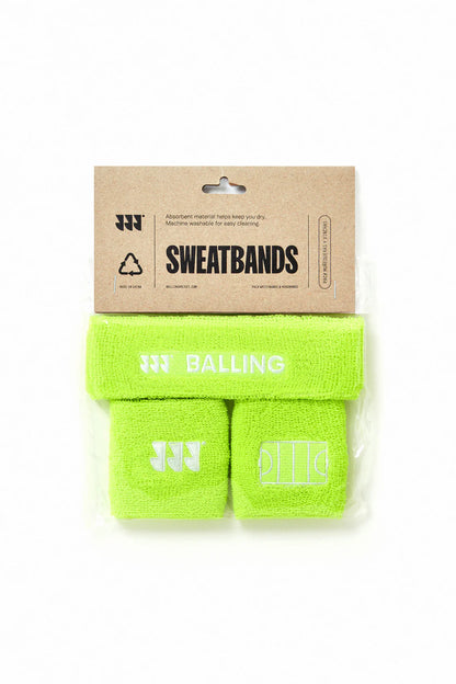 Balling - Schweißband-Set Gelb