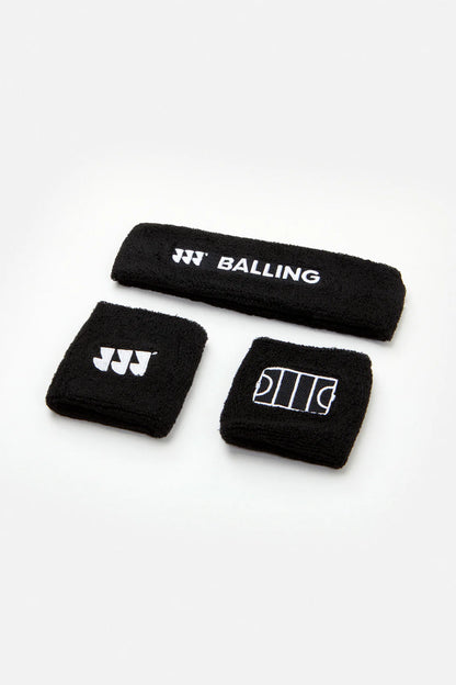 Balling - Schweißband-Set Schwarz