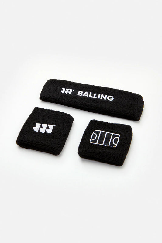 Balling - Schweißband-Set Schwarz