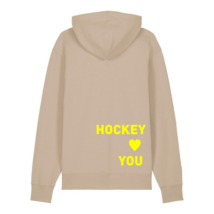 ETSV - Hockey Loves You - Desert Dust/ Neon Gelb