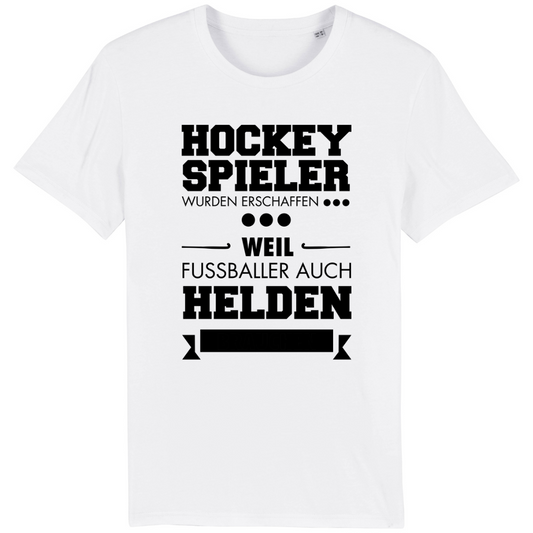 OurHockeyspieler Shirt - Weiß mit schwarzer Schrift