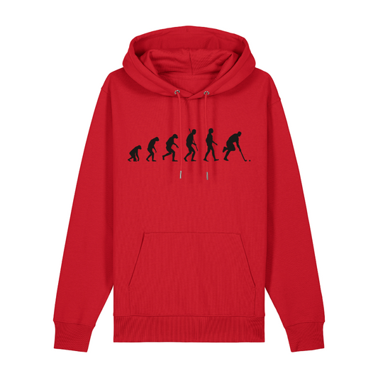 OurEvolution Hoodie Rot  mit Schwarzer Schrift