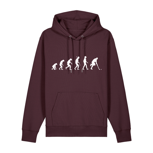 OurEvolution Hoodie Red Brown mit Weißer Schrift