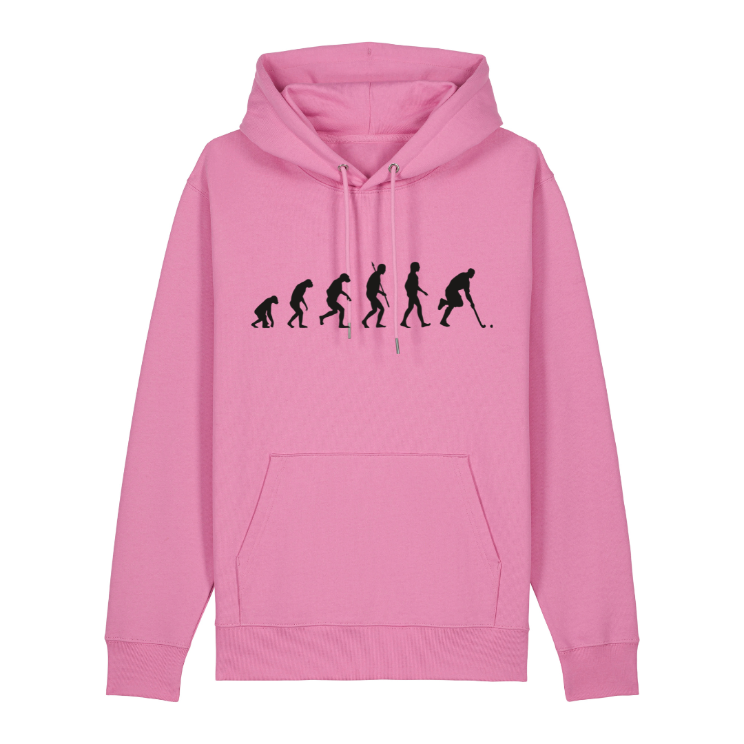 OurEvolution Hoodie Bubble Pink mit Schwarzer Schrift