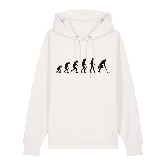 OurEvolution Hoodie Off White  mit Schwarzer Schrift
