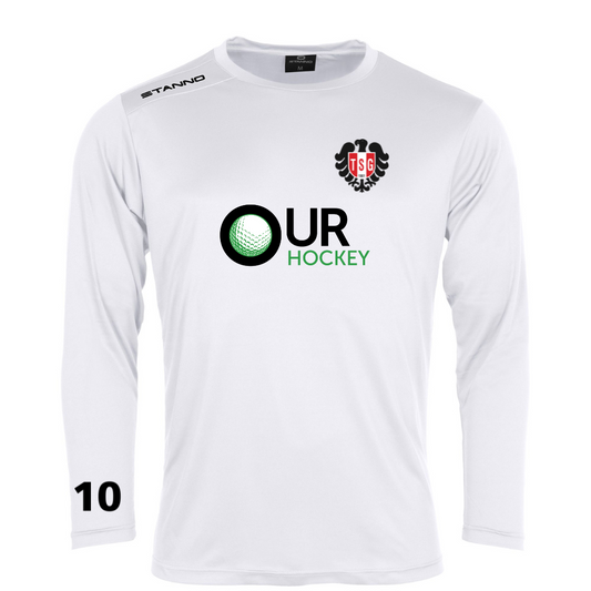Lautern - Trainingsshirt Lang Field Unisex Weiß