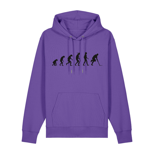 OurEvolution Hoodie Purple Love  mit Schwarzer Schrift