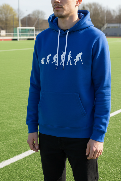 OurEvolution Hoodie Yorker Blue mit Weißer Schrift