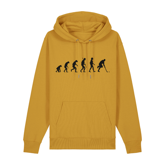 OurEvolution Hoodie Ochre  mit Schwarzer Schrift