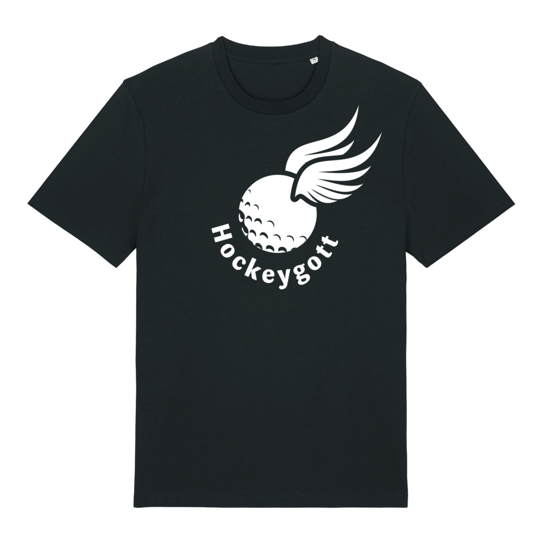 OurHockeyGott Shirt - Schwarz mit weißer Schrift